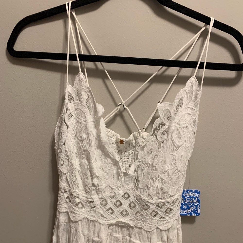 FREE PEOPLE, white tank top, new with tags.